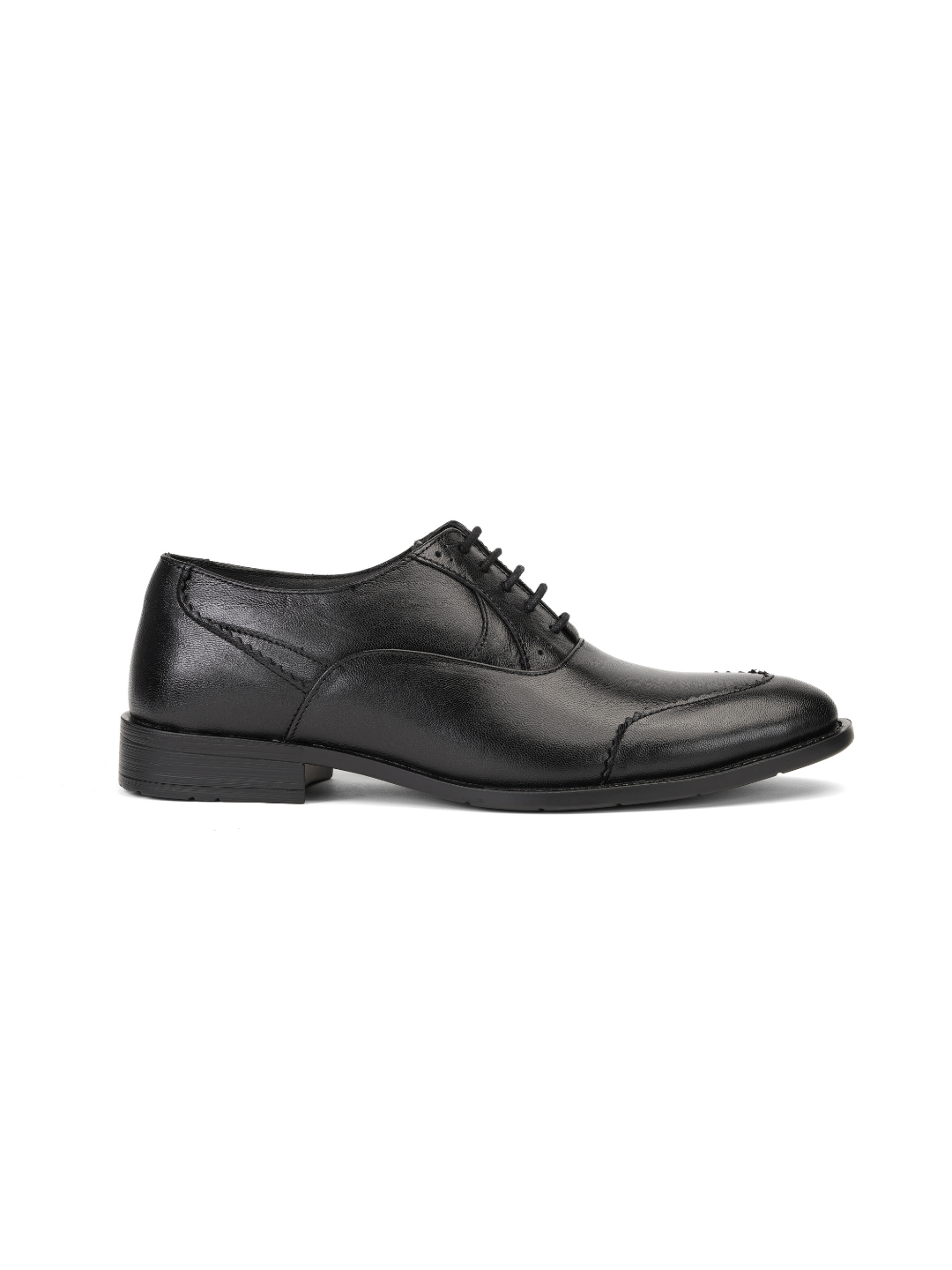 Zuup Black Genuine Leather Oxford Formal Shoes For Men Zfm021051 C001