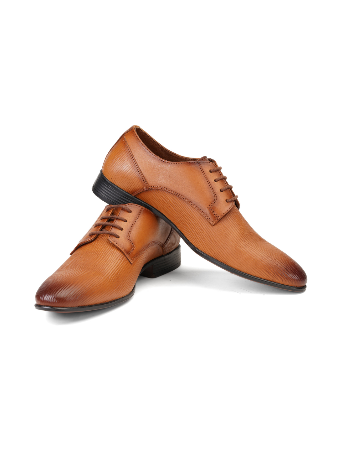 Top Brass Tan Genuine Leather Derby Formal Shoes For Men Tbm021080 C006