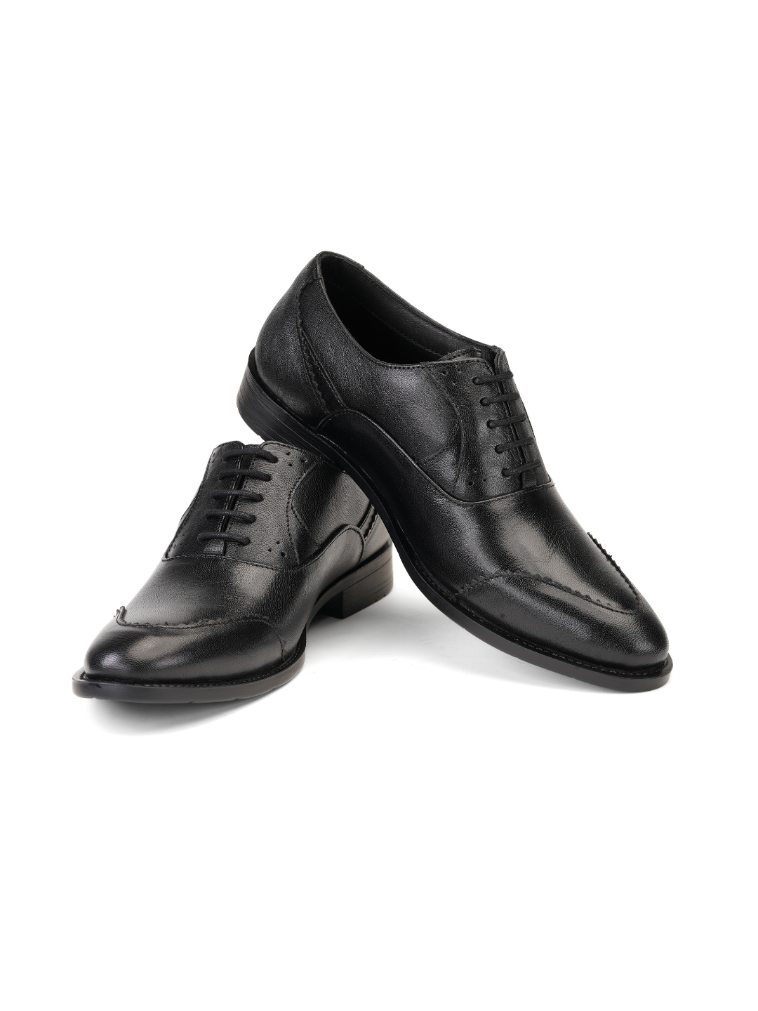 Zuup Black Genuine Leather Oxford Formal Shoes For Men Zfm021051 C001