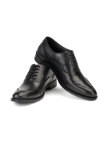 Zuup Black Genuine Leather Oxford Formal Shoes For Men Zfm021051 C001