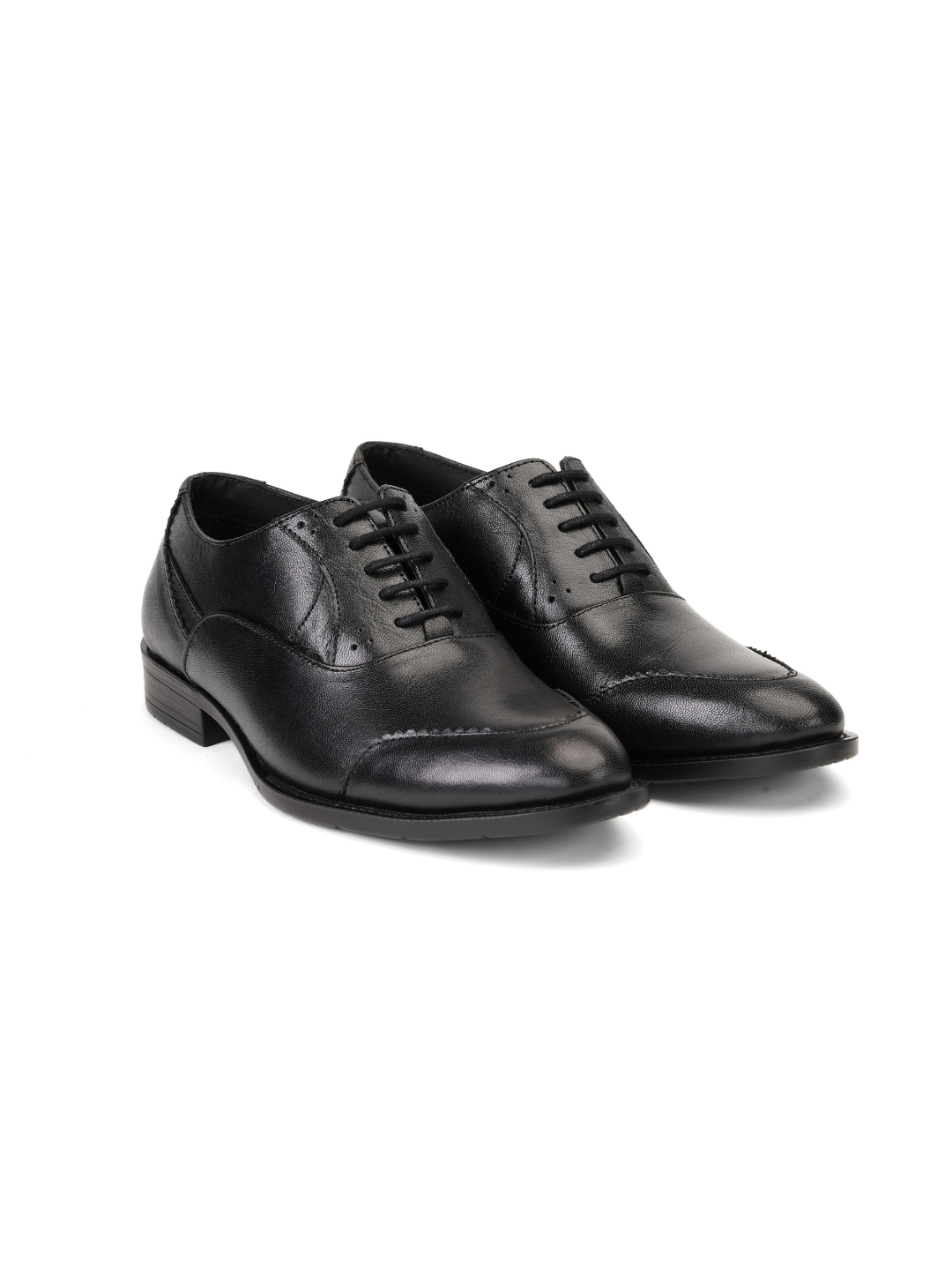 Zuup Black Genuine Leather Oxford Formal Shoes For Men Zfm021051 C001
