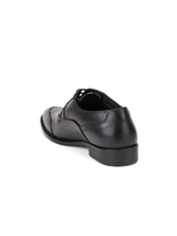 Zuup Black Genuine Leather Oxford Formal Shoes For Men Zfm021051 C001