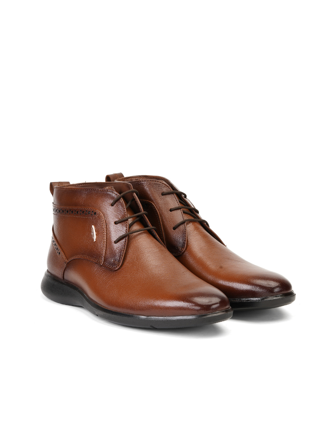 Red Chief Tan Lace-Up Formal Shoes For Men Rc 1942 C006
