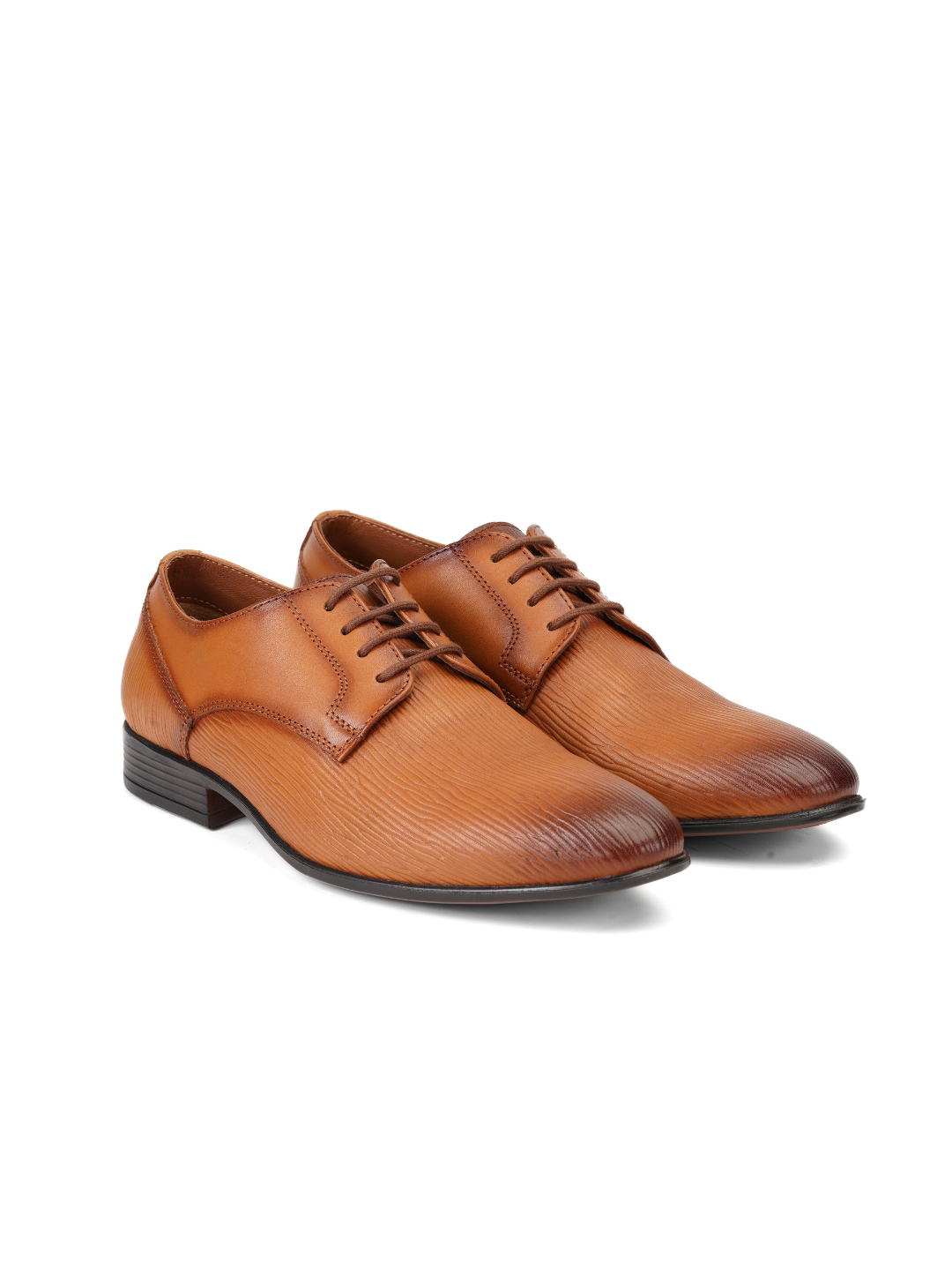Top Brass Tan Genuine Leather Derby Formal Shoes For Men Tbm021080 C006