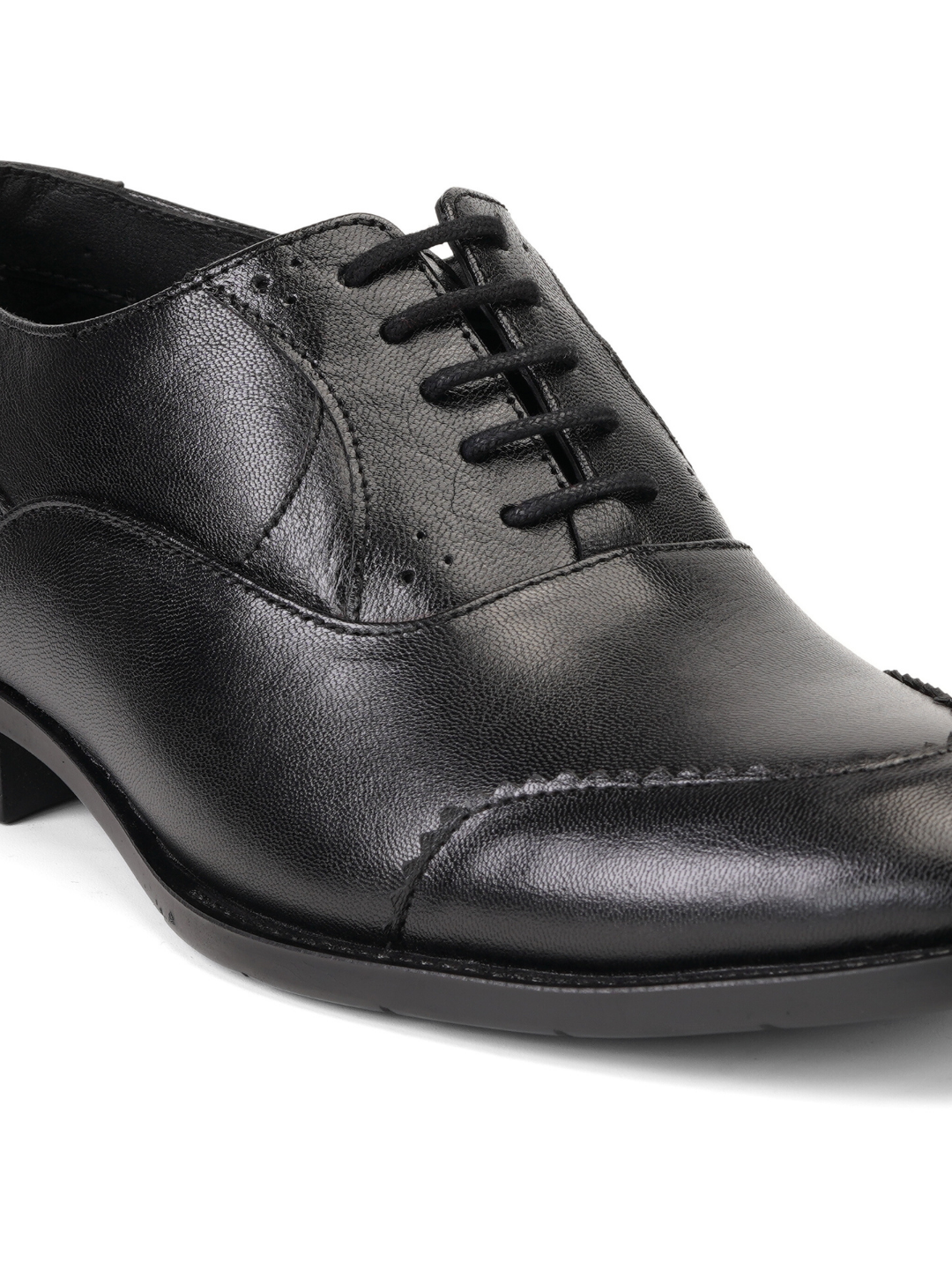 Zuup Black Genuine Leather Oxford Formal Shoes For Men Zfm021051 C001