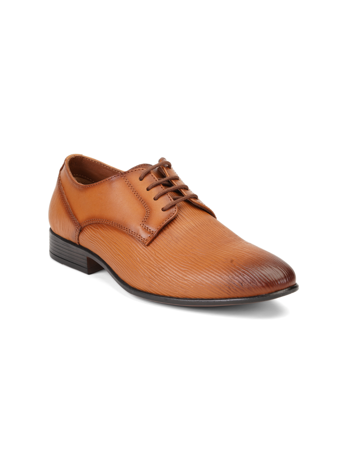 Top Brass Tan Genuine Leather Derby Formal Shoes For Men Tbm021080 C006
