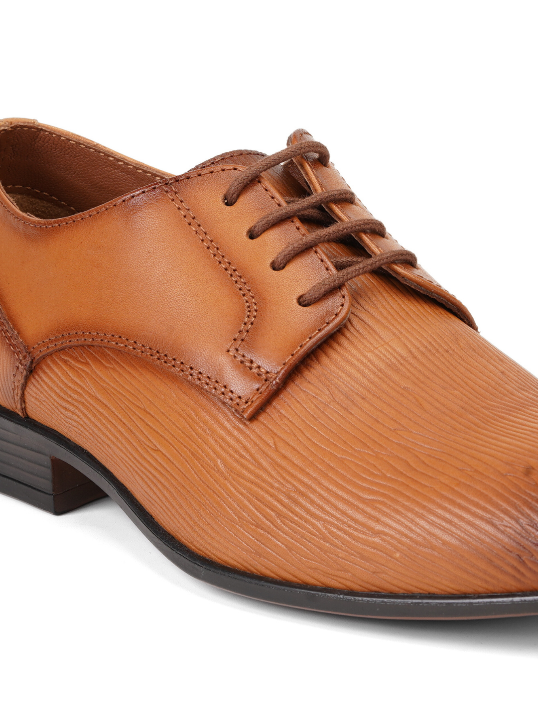 Top Brass Tan Genuine Leather Derby Formal Shoes For Men Tbm021080 C006