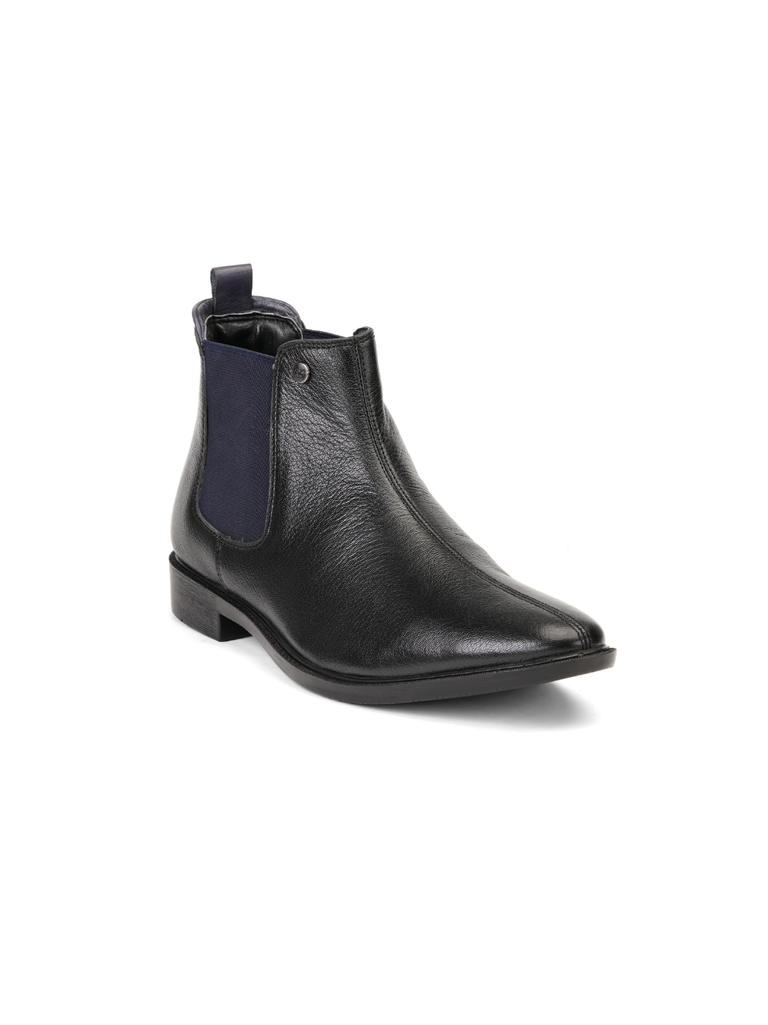 Top Brass Black Genuine Leather Boot Formal Shoes For Men Tbm021084 C001