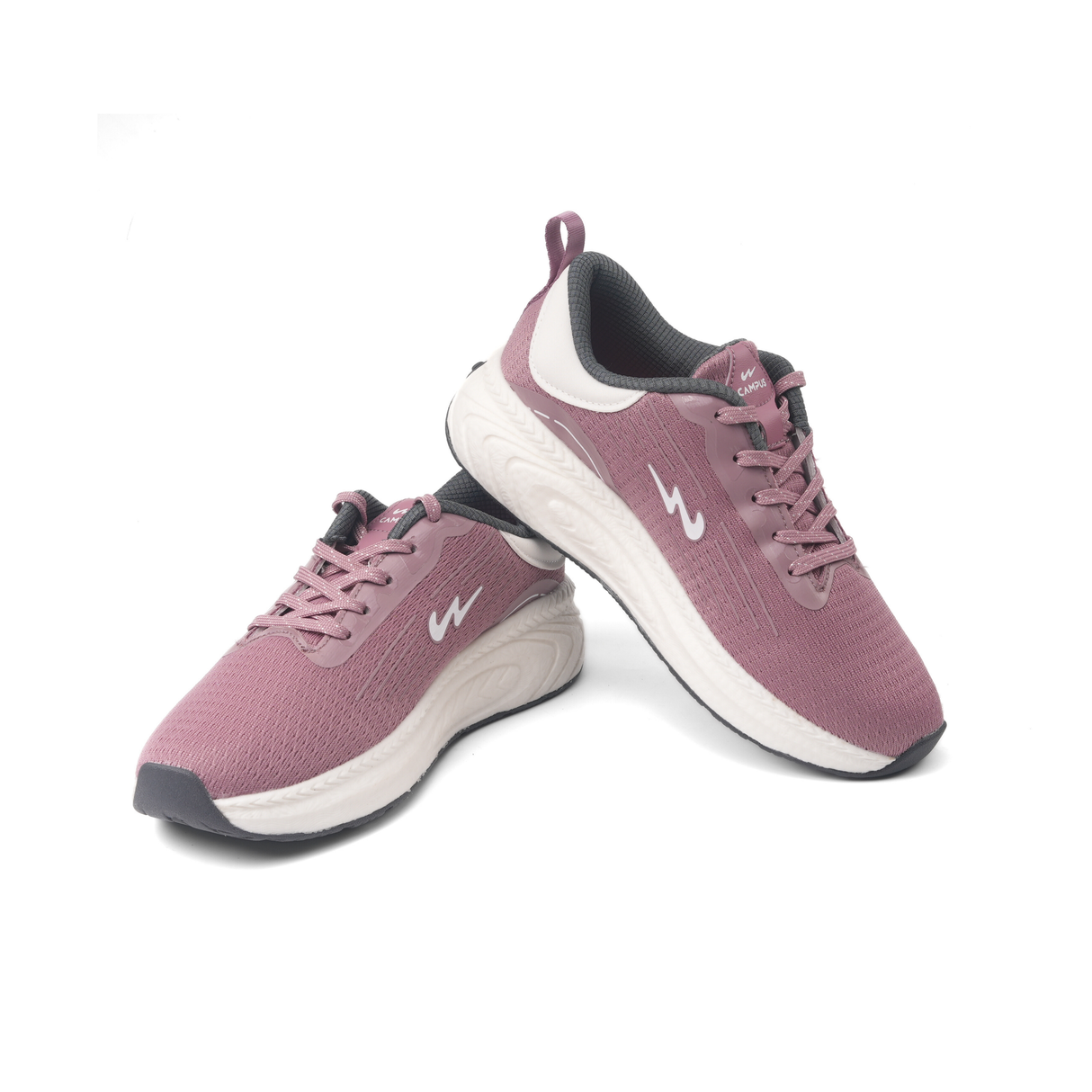 Campus Mauve/Off White Sports Shoes For Women Malore-22L-957 C153