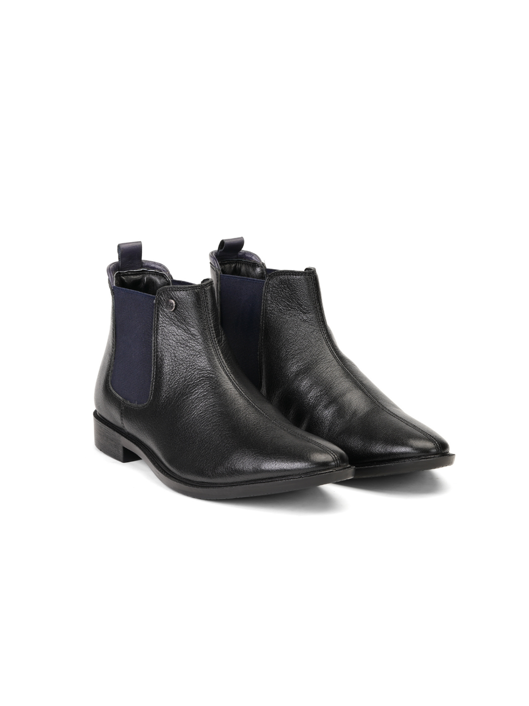 Top Brass Black Genuine Leather Boot Formal Shoes For Men Tbm021084 C001