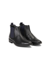 Top Brass Black Genuine Leather Boot Formal Shoes For Men Tbm021084 C001
