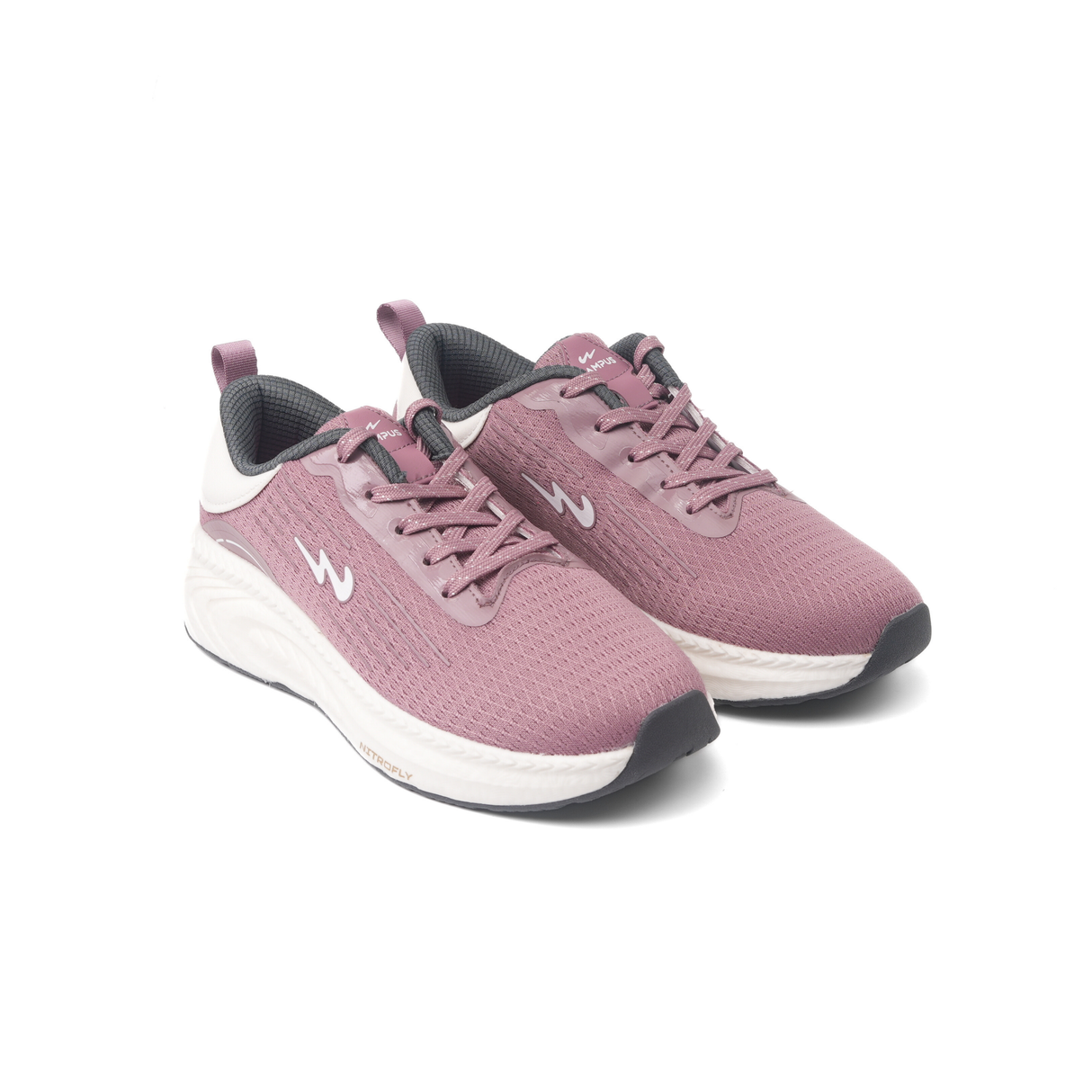 Campus Mauve/Off White Sports Shoes For Women Malore-22L-957 C153