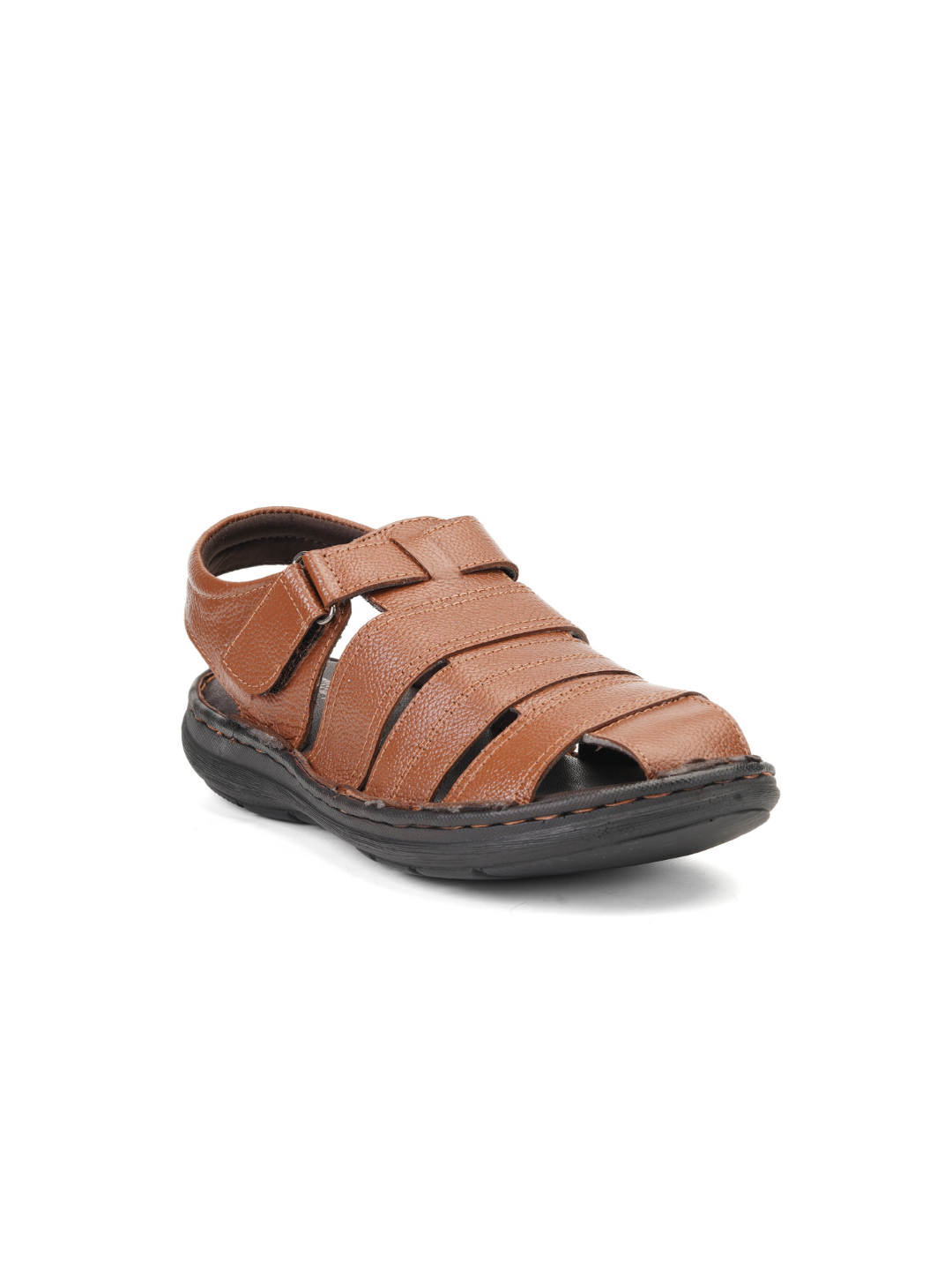 Comfort Walk Tan Genuine Leather Formal Sandal For Men Cwm031015 C006