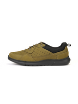 Extacy Olive Genuine Leather Derby Casual Shoes For Men Exm010203 C084
