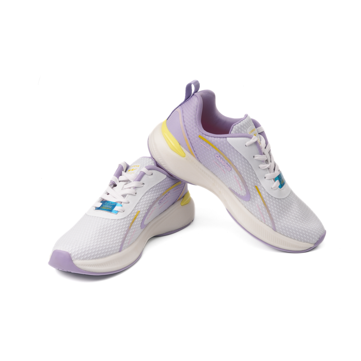 Campus White/Purple Sports Shoes For Women Revi-22L-945 C1084