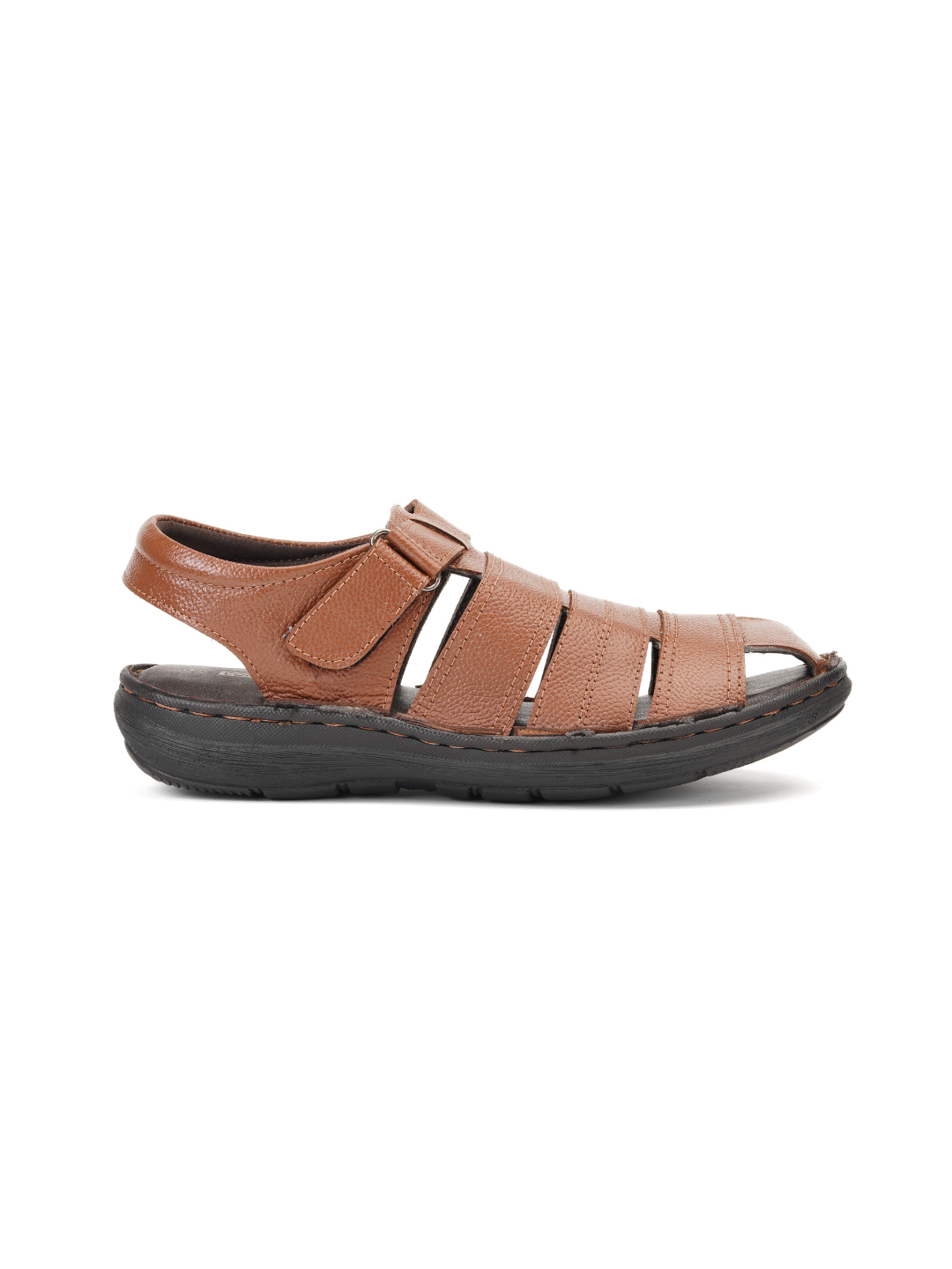 Comfort Walk Tan Genuine Leather Formal Sandal For Men Cwm031015 C006