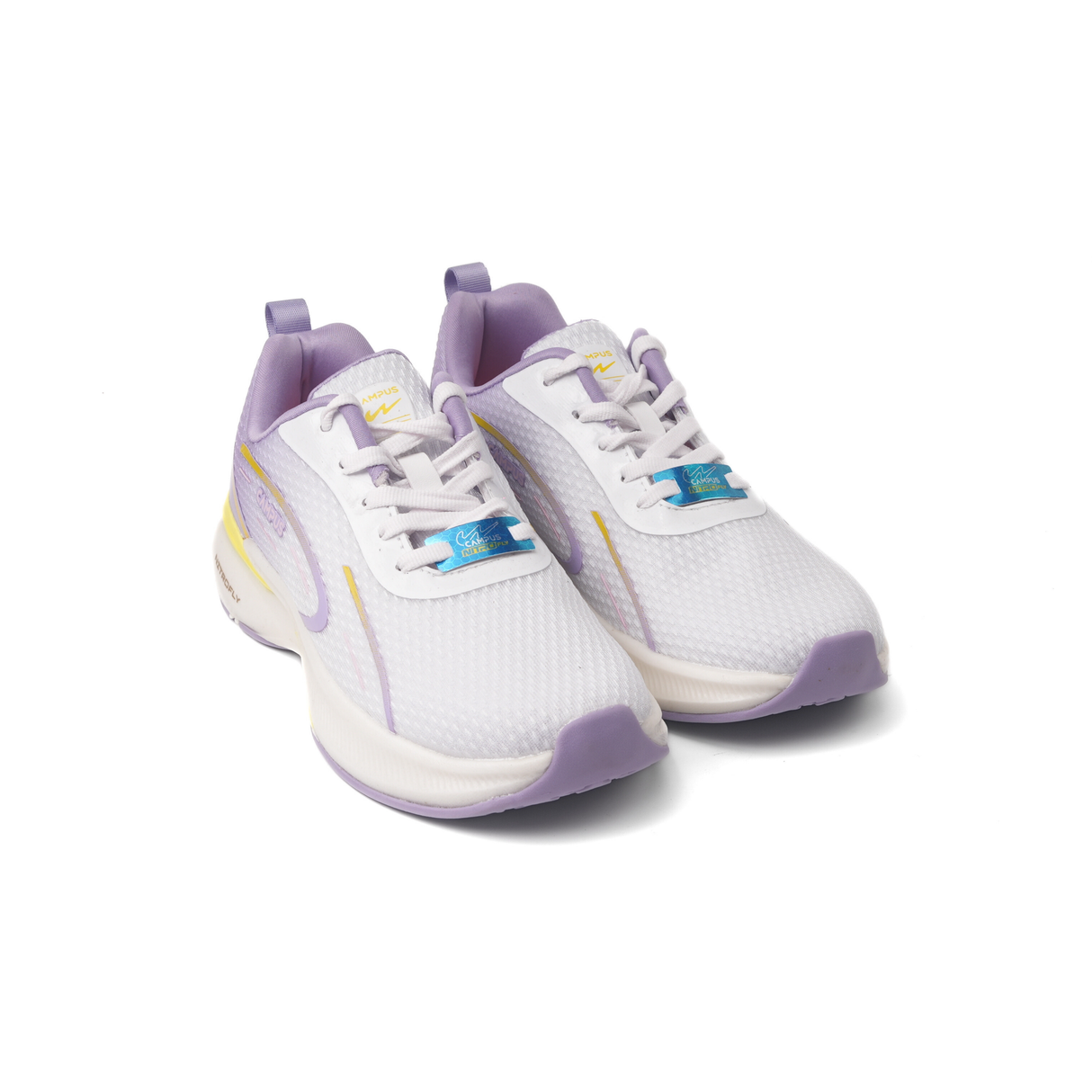 Campus White/Purple Sports Shoes For Women Revi-22L-945 C1084