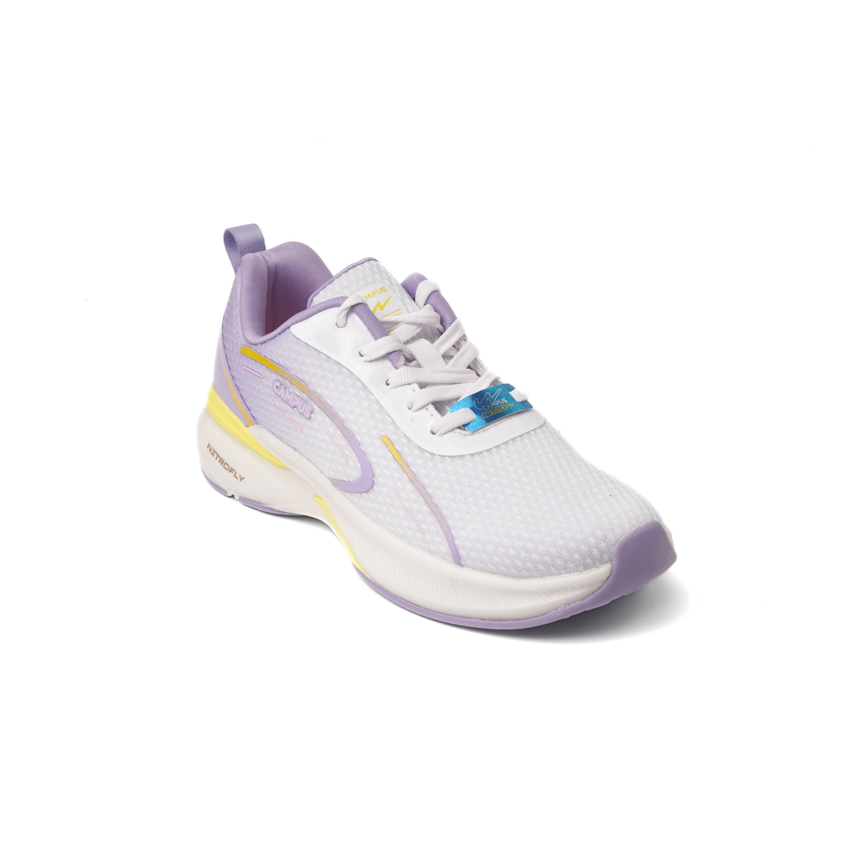 Campus White/Purple Sports Shoes For Women Revi-22L-945 C1084
