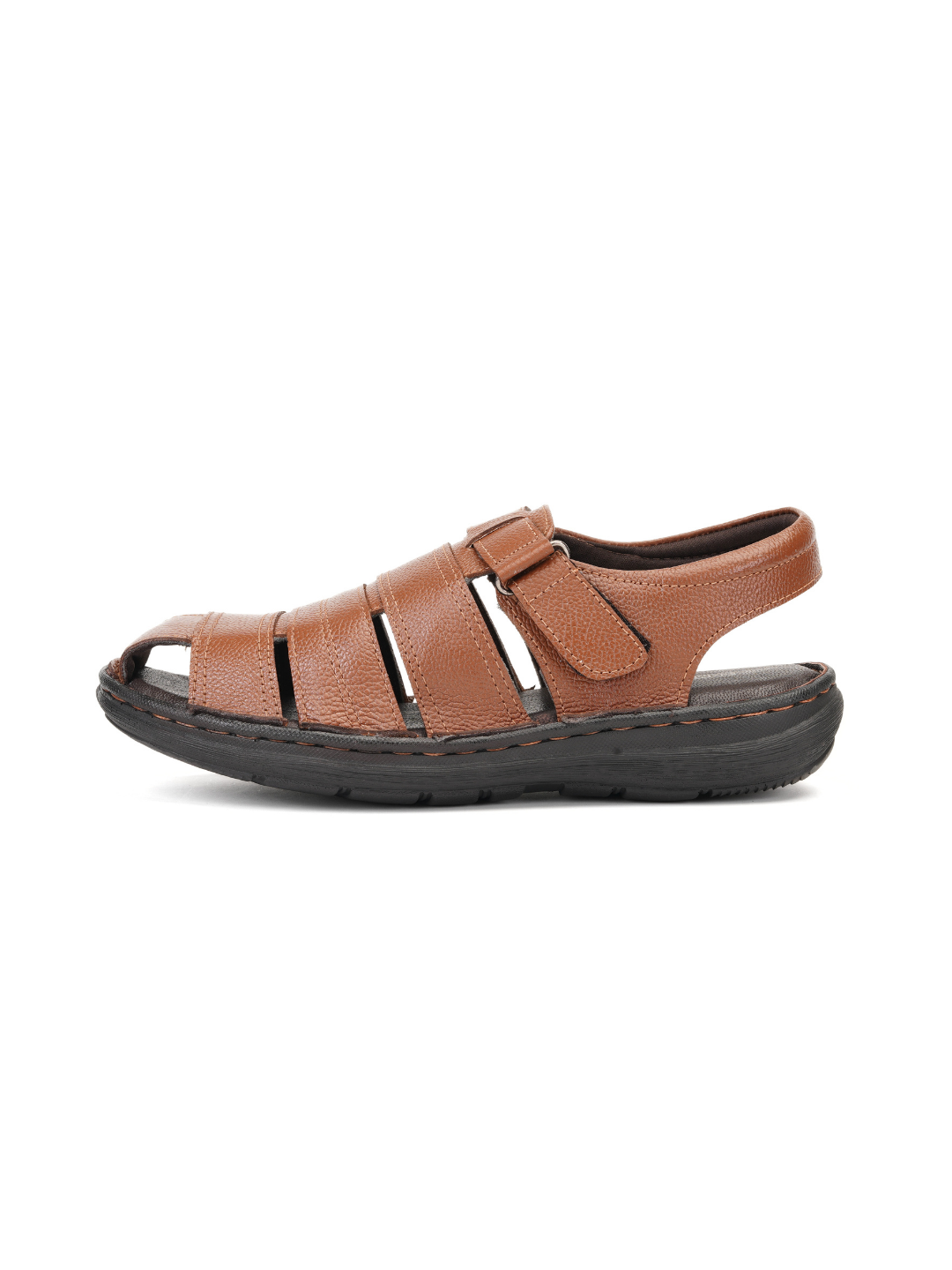 Comfort Walk Tan Genuine Leather Formal Sandal For Men Cwm031015 C006