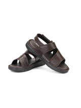 Comfort Walk Brown Genuine Leather Formal Sandal For Men Cwm031010 C003