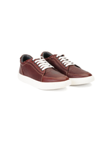 Extacy Bordo Genuine Leather Tumble Sneaker For Men Exm010235 C085