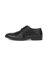 Zuup Black Genuine Leather Derby Formal Shoes For Men Zfm021069 C001