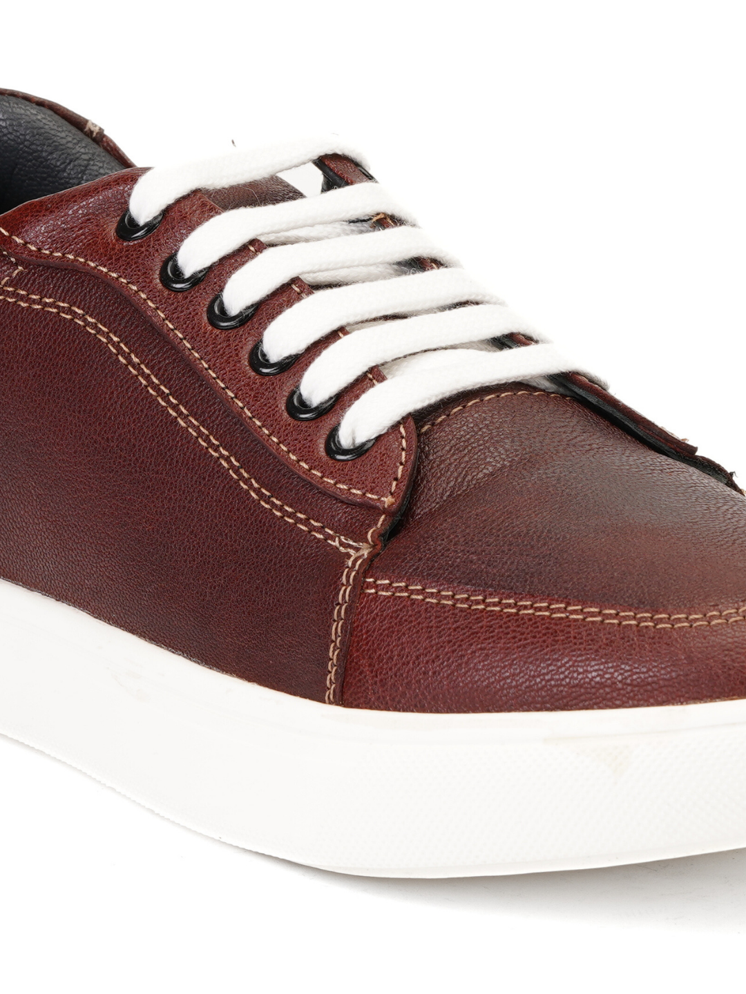 Extacy Bordo Genuine Leather Tumble Sneaker For Men Exm010235 C085