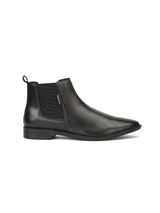 Top Brass Black Genuine Leather Boot Formal Shoes For Men Tbm021083 C001