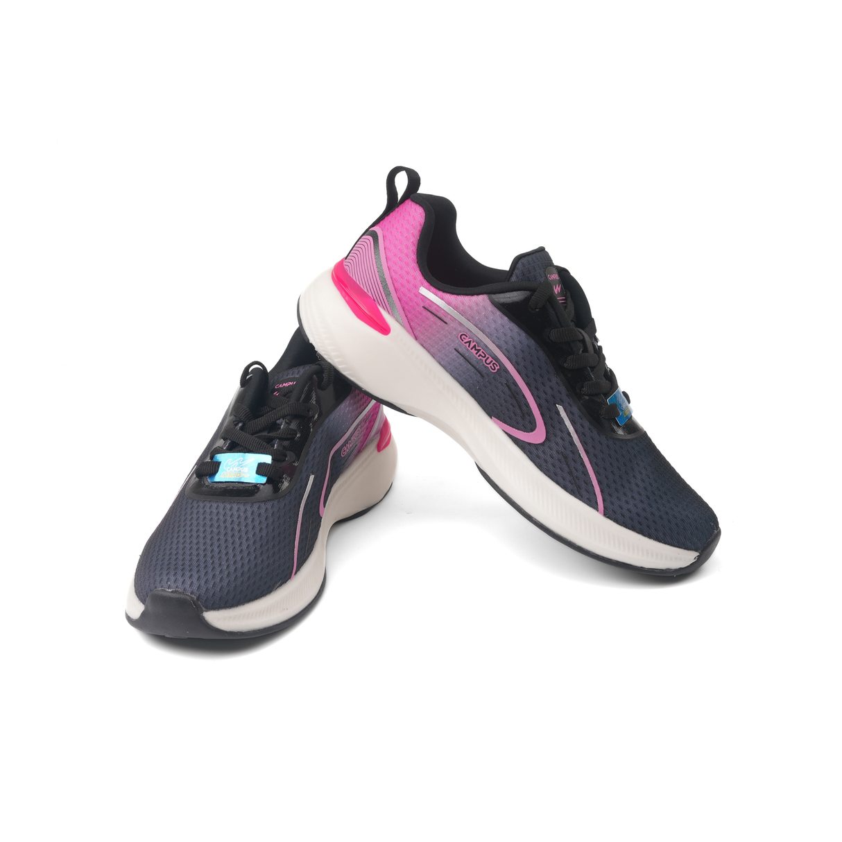 Campus Black/Rani Sports Shoes For Women Revi-22L-945 C948