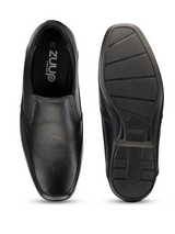Zuup Black Genuine Leather Formal Shoes For Men Zfm021023 C001