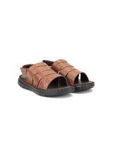 Comfort Walk Tan Genuine Leather Formal Sandal For Men Cwm031009 C006