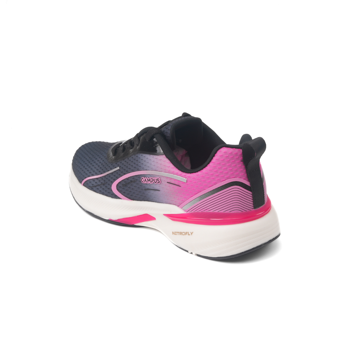 Campus Black/Rani Sports Shoes For Women Revi-22L-945 C948