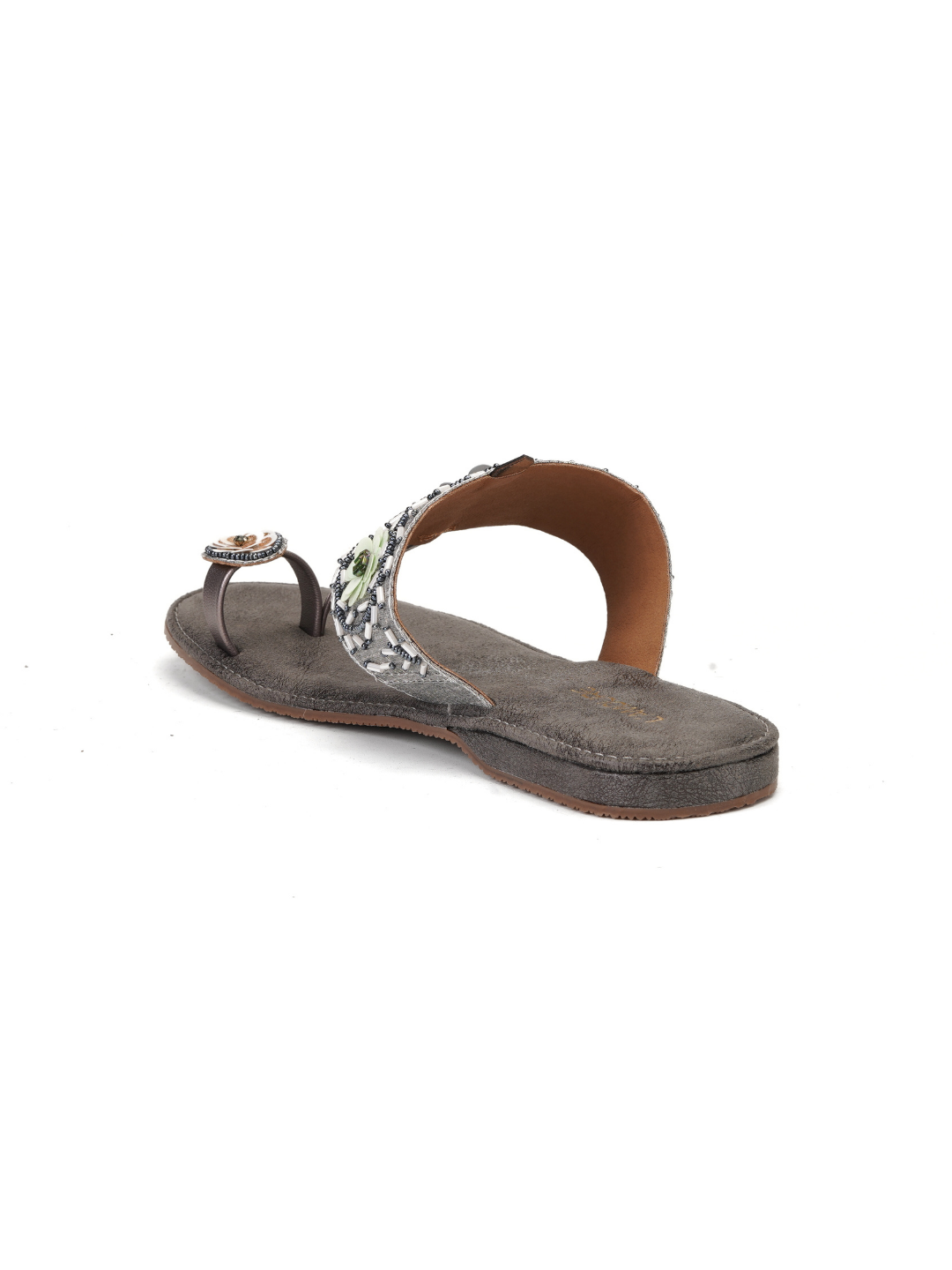 Lamoure Grey Fashion Flats For Women Lmw039172 C005