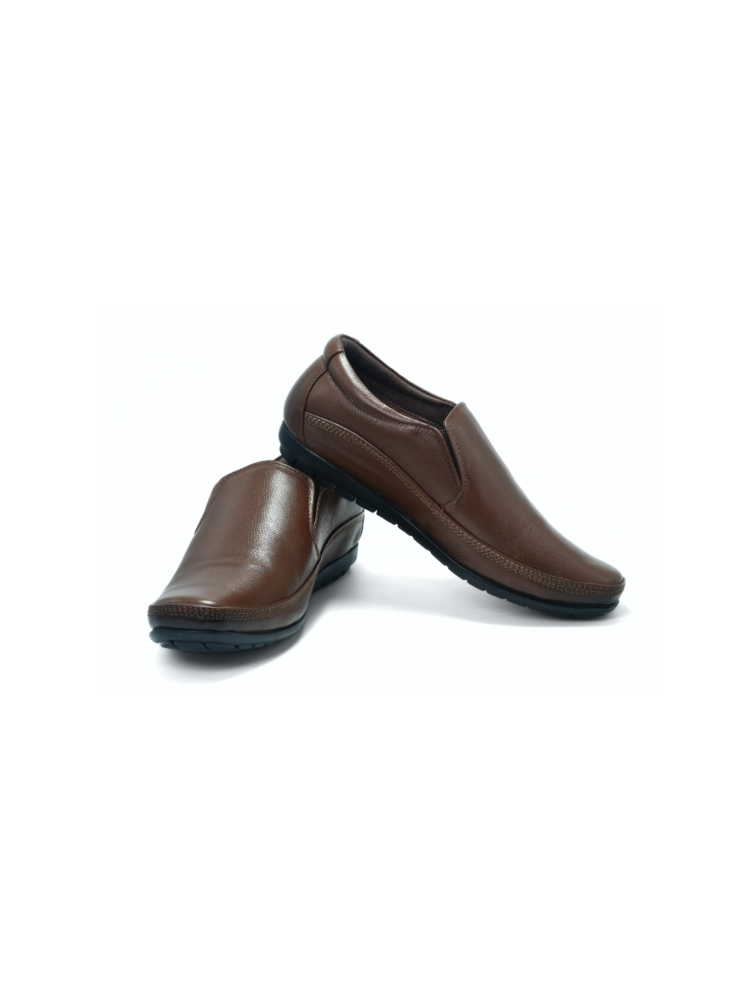 Egoss Tan Formal Shoes For Men 34500 C006