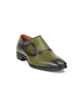 Extacy Green Genuine Leather Casual Shoes For Men Exm010231 C590