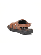 Comfort Walk Tan Genuine Leather Formal Sandal For Men Cwm031009 C006