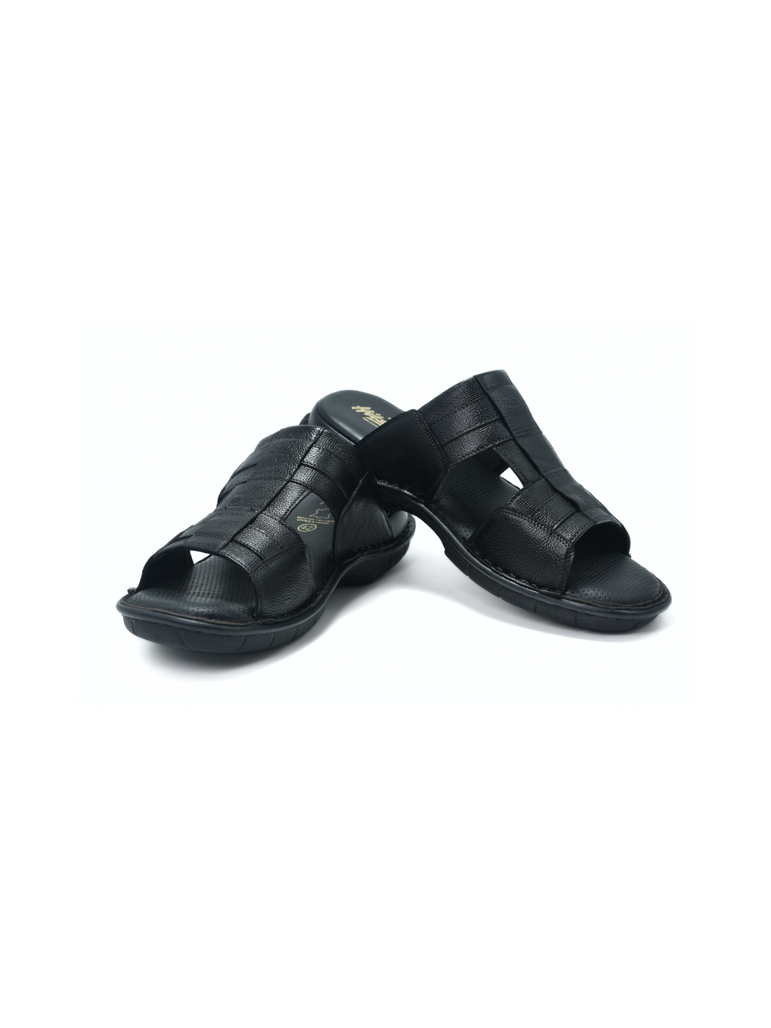 Hitz Black Slipper For Men 9240 C001
