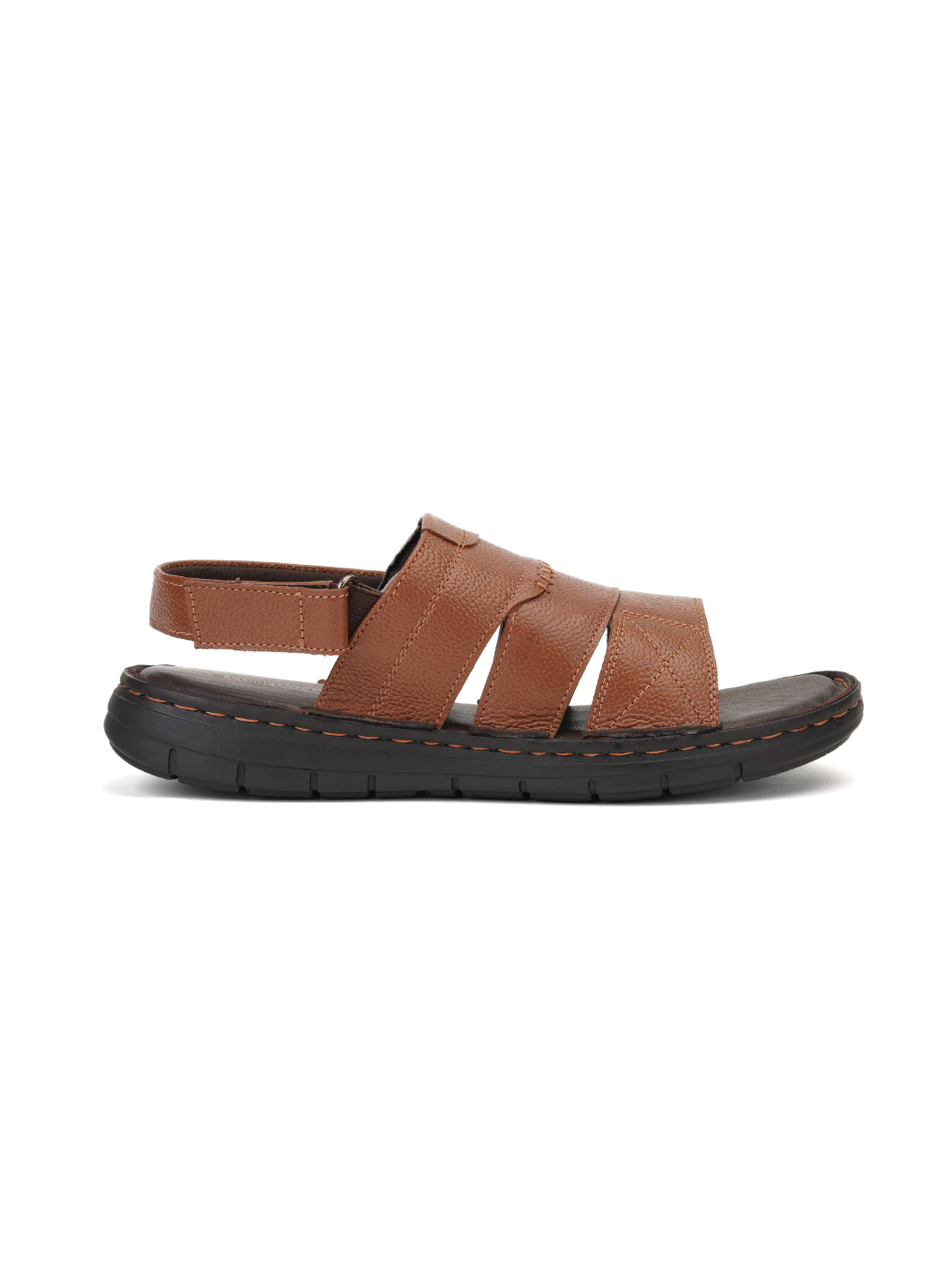 Comfort Walk Tan Genuine Leather Formal Sandal For Men Cwm031009 C006