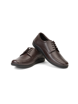 Zuup Brown Genuine Leather Derby Formal Shoes For Men Zfm021072 C003