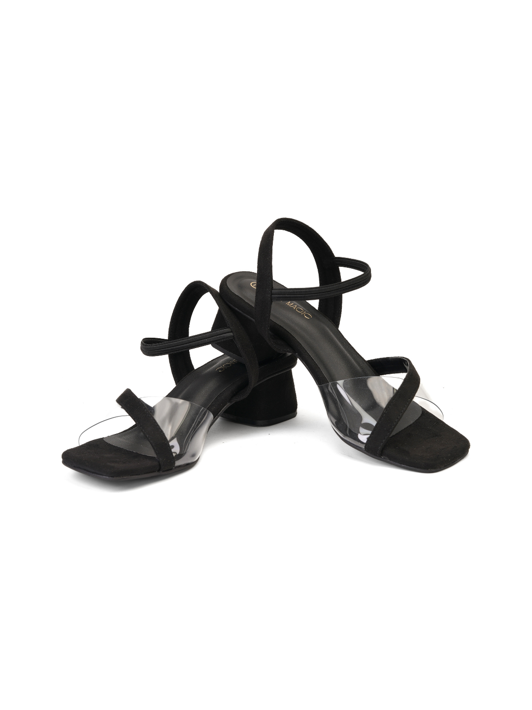 City Magic Black Casual Heel For Women Cmw040505 C001