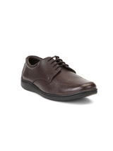 Zuup Brown Genuine Leather Derby Formal Shoes For Men Zfm021072 C003