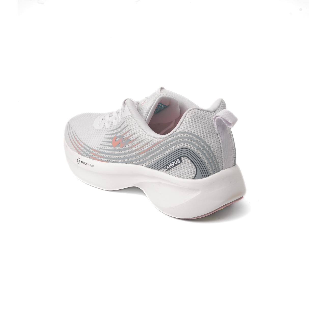 Campus White/Grey Sports Shoes For Women Camp-Lex-22L-887 C1083