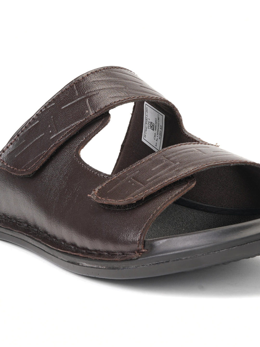 City Magic Brown Genuine Leather Casual Slipper For Men Cmm041012 C003