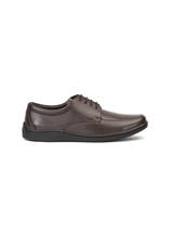 Zuup Brown Genuine Leather Derby Formal Shoes For Men Zfm021072 C003