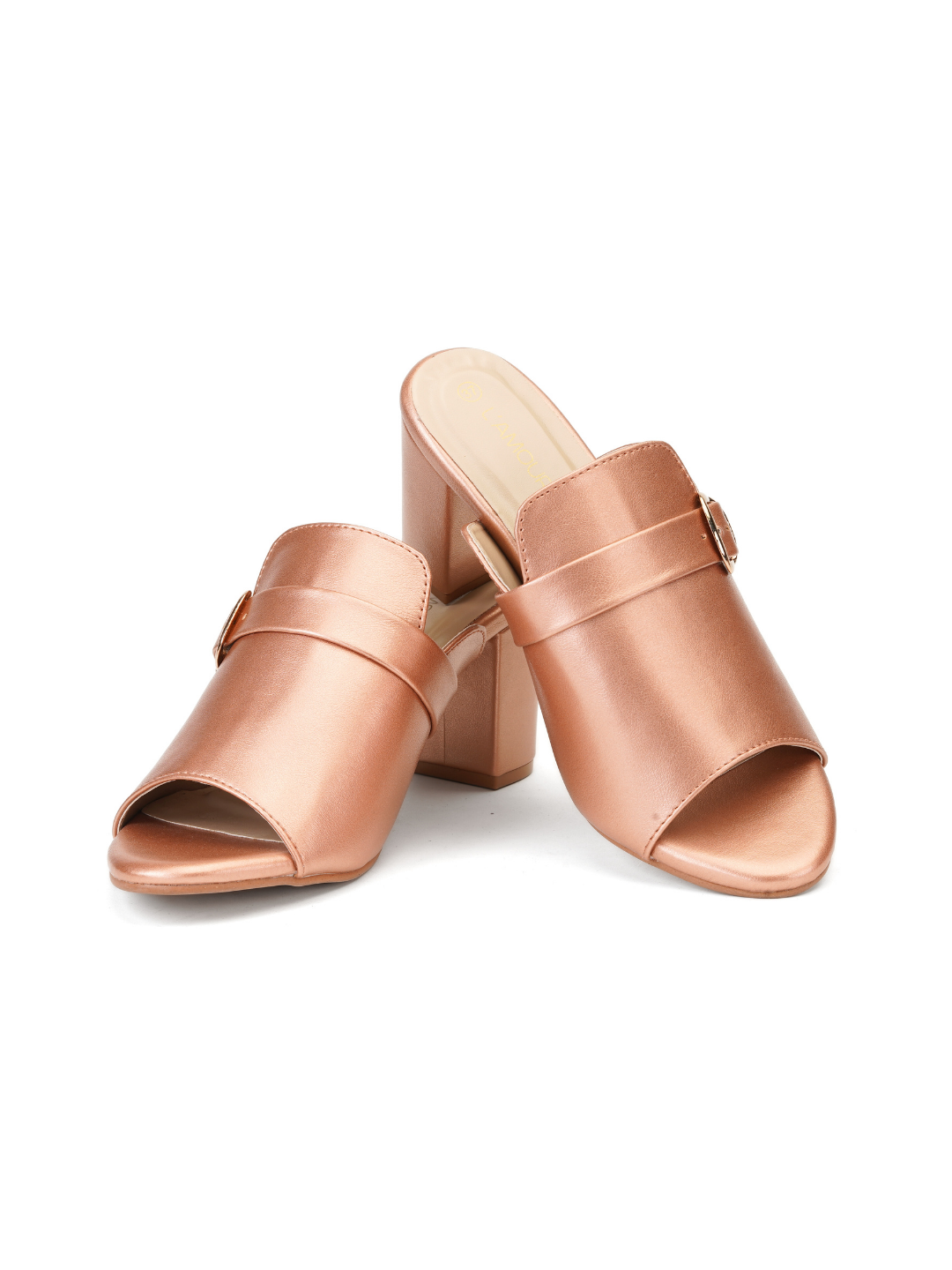 Lamoure Rose Gold Casual Heel For Women Lmw039255 C189
