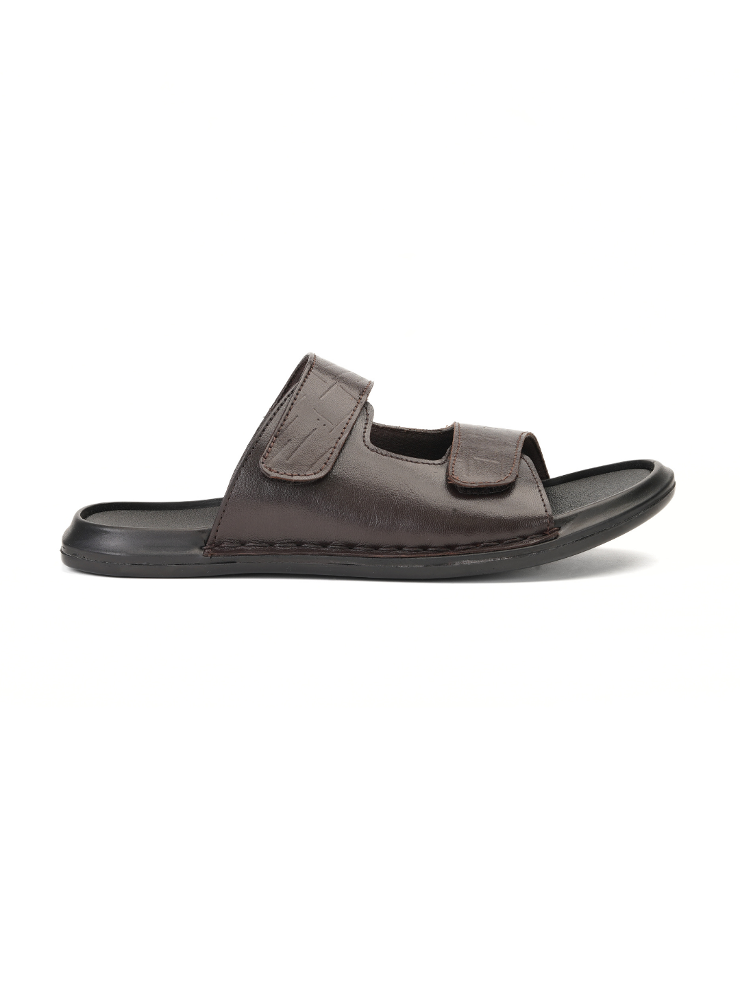 City Magic Brown Genuine Leather Casual Slipper For Men Cmm041012 C003