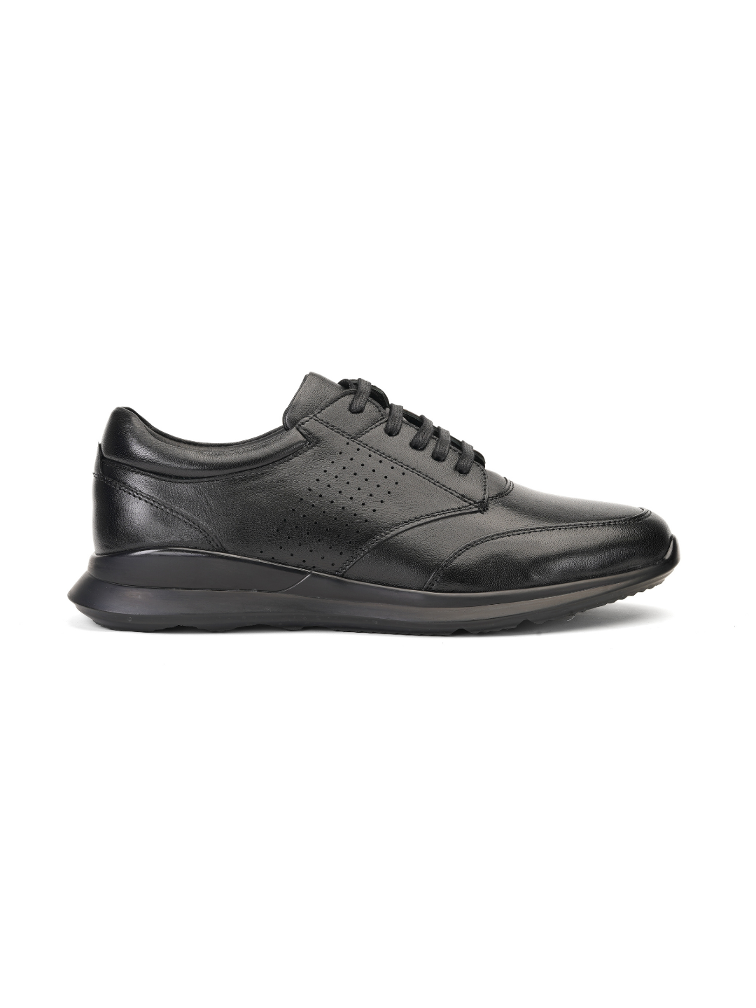 Zuup Black Genuine Leather Derby Formal Shoes For Men Zcm011046 C001