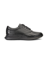 Zuup Black Genuine Leather Derby Formal Shoes For Men Zcm011046 C001