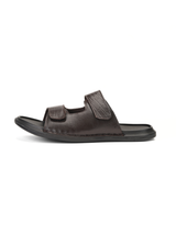 City Magic Brown Genuine Leather Casual Slipper For Men Cmm041012 C003