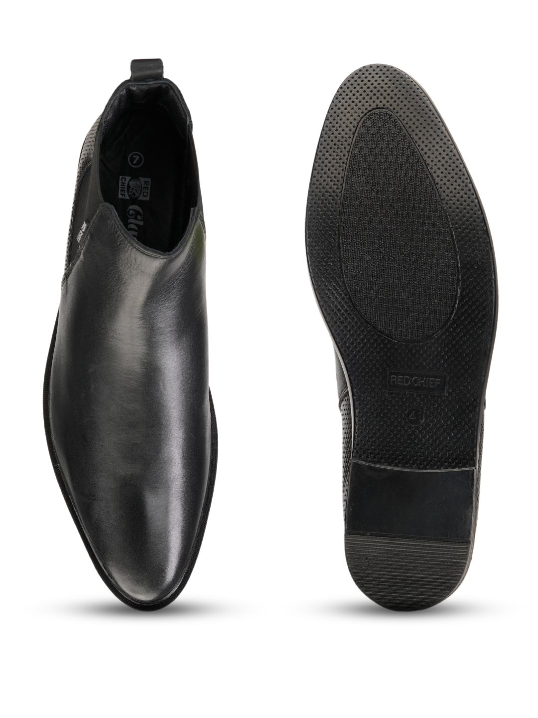 Top Brass Black Genuine Leather Boot Formal Shoes For Men Tbm021083 C001